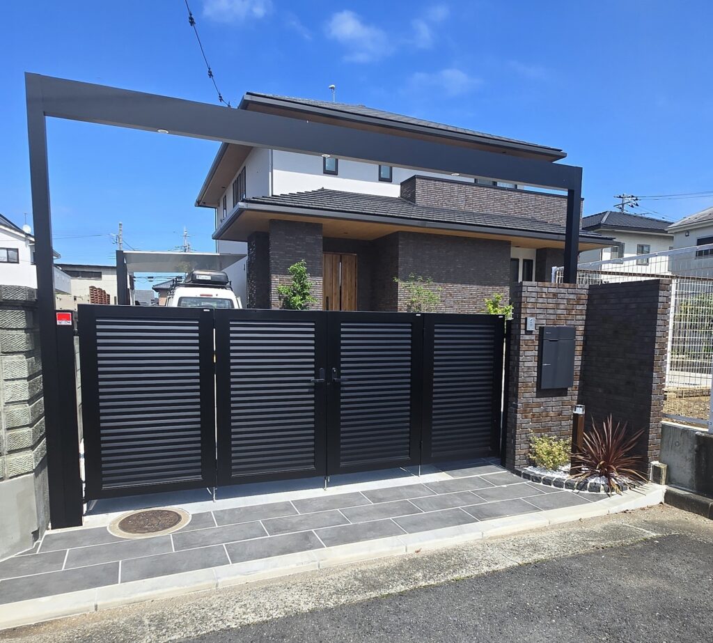 水戸市　新築外構工事